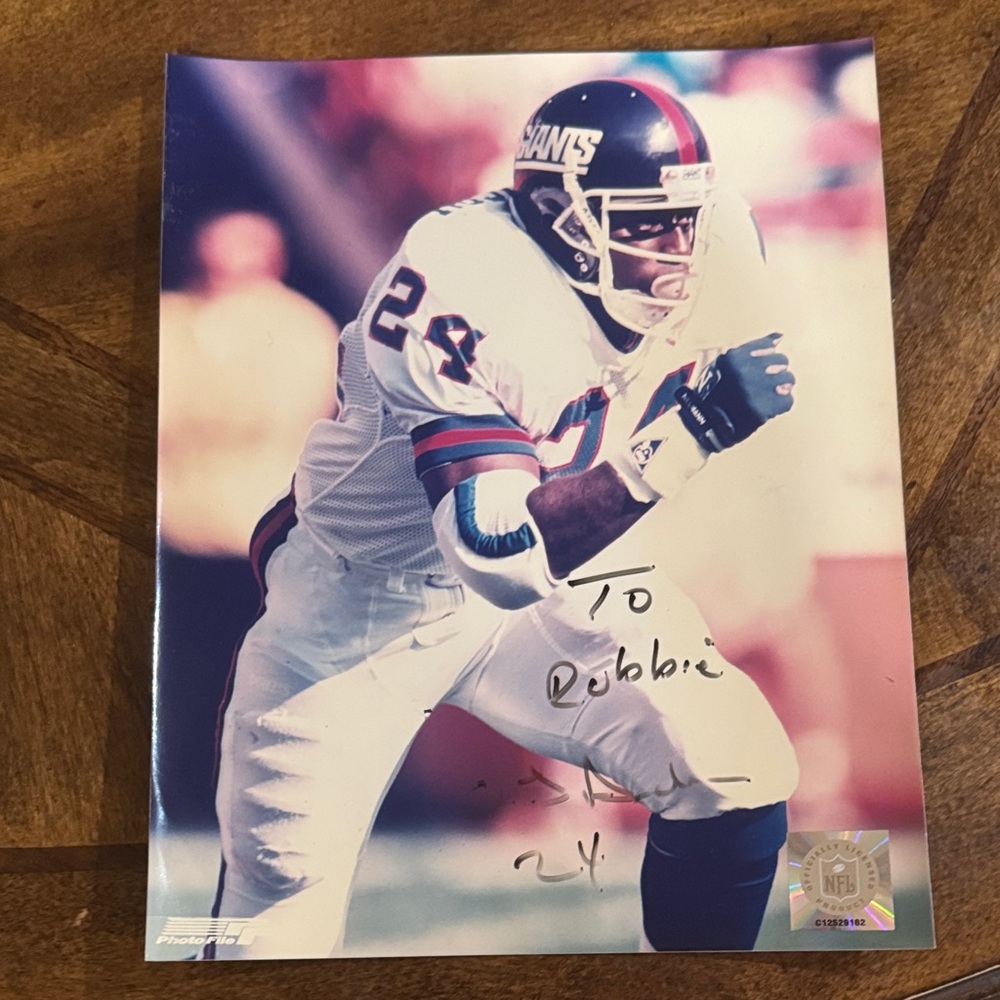 autographed photo of Ottis "O.J." AndersonNFL hologram